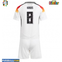 Deutschland Toni Kroos #8 Heimtrikotsatz Kinder EM 2024 Kurzarm (+ Kurze Hosen)